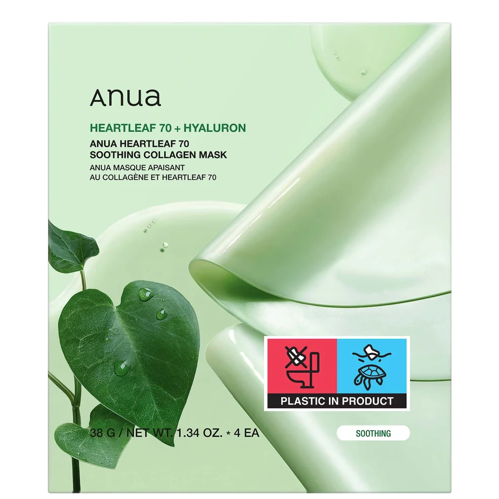 Heartleaf 70 Soothing Collagen Mask (4 Sheets)