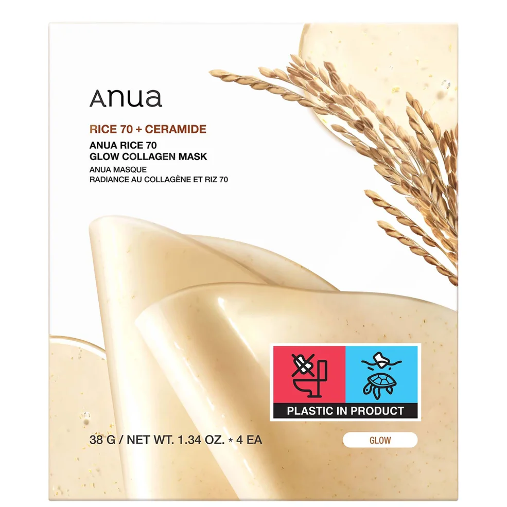 Rice 70 Glow Collagen Mask (4 Sheets)