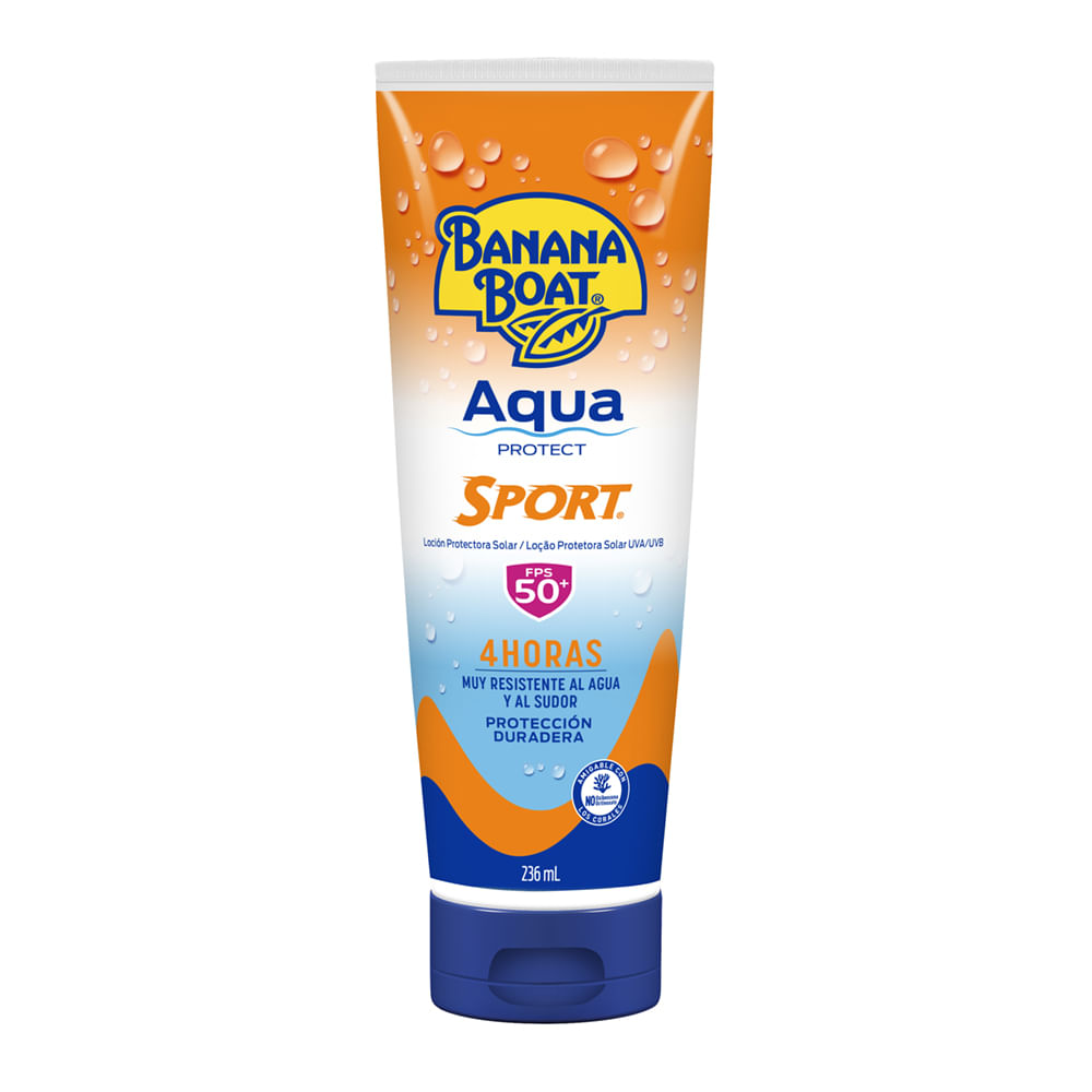 Protector Solar Banana Boat Aqua Protect Fps 50 en Loción x 236 ml