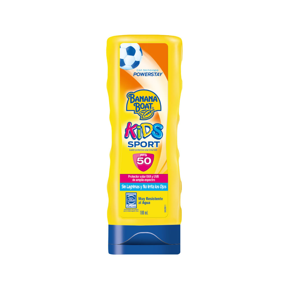 Solar Banana Boat para Niños FPS 50 x 180 ml