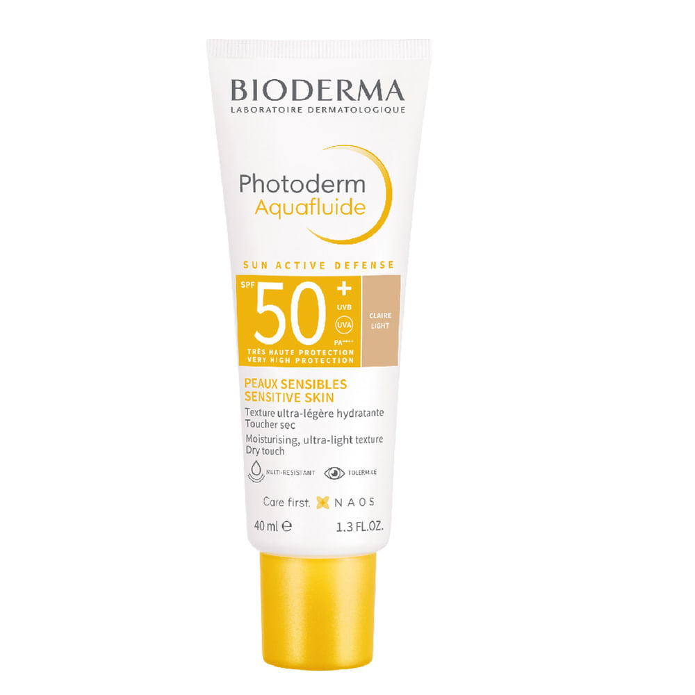 Protector Solar Bioderma Aquafluide Claire Spf 50+ x 40 ml