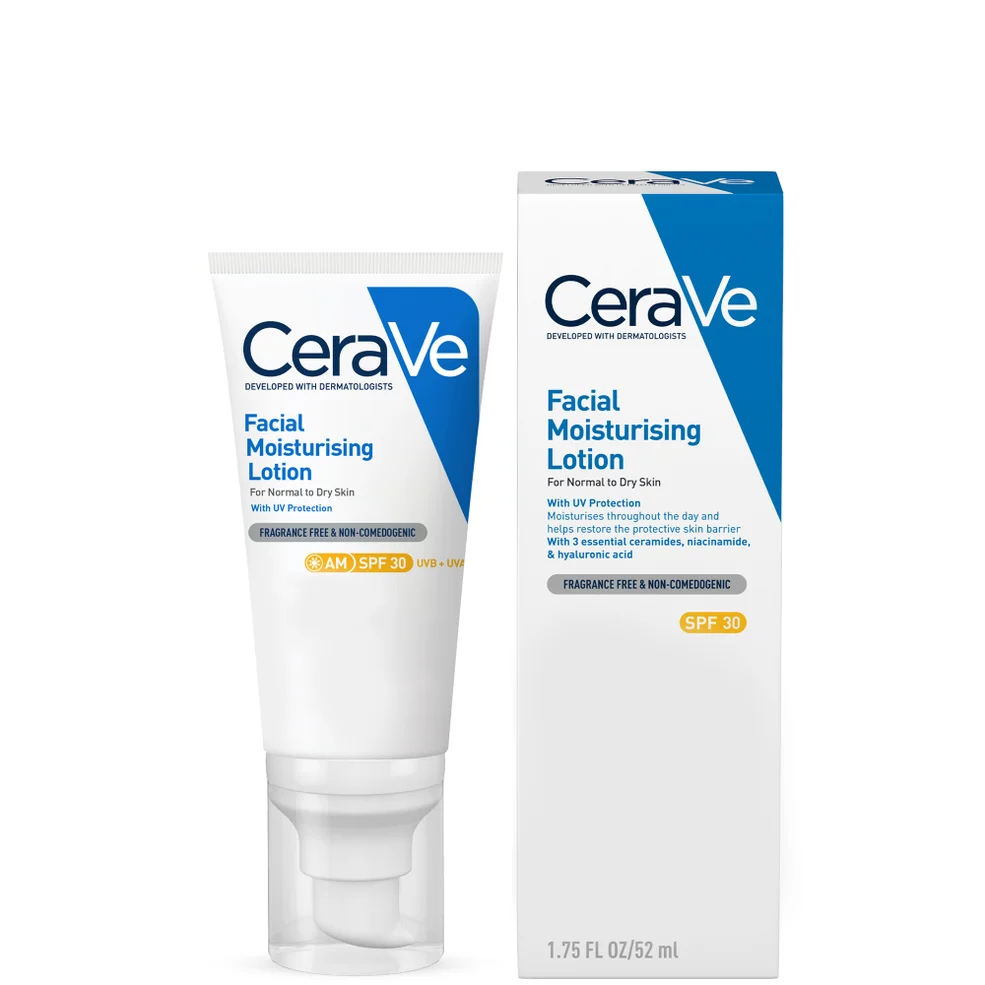 AM Facial Moisturising Lotion SPF30 with Ceramides for Normal to Dry Skin
