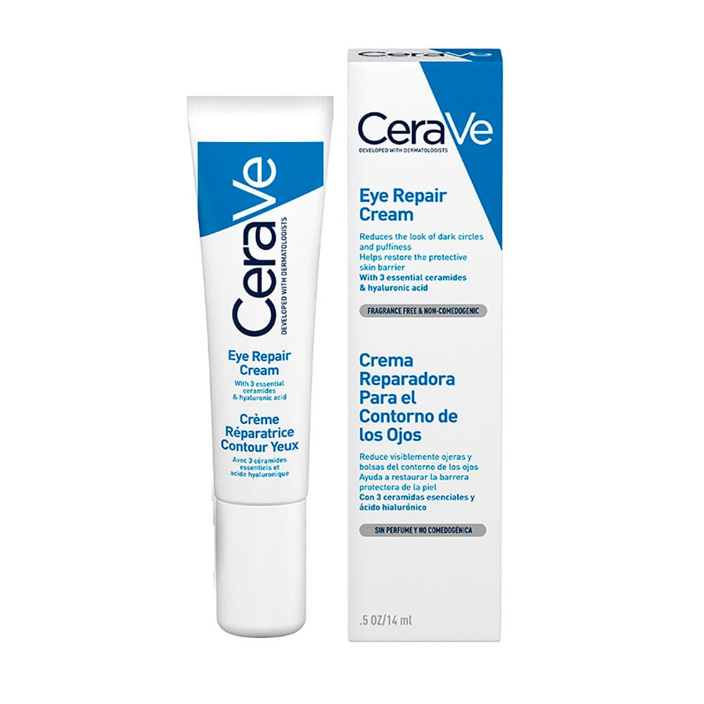 Crema Reparadora CeraVe para el Contorno de Ojos x 14 ml