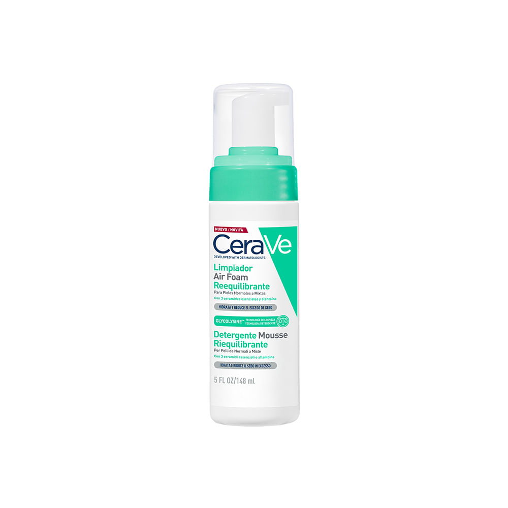 Limpiador CeraVe Air Foam Reequilibrante x 148 ml