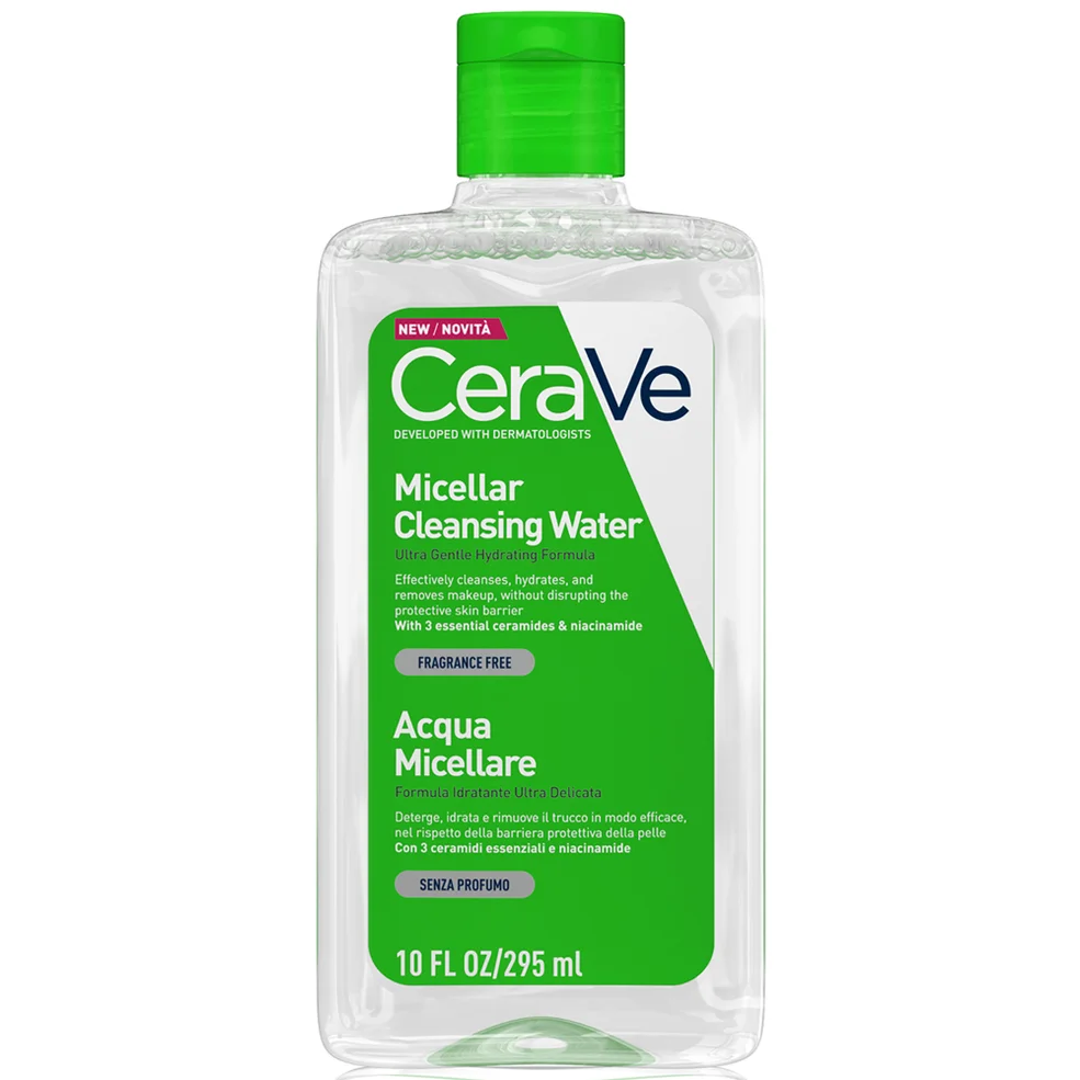 Micellar Cleansing Water with Niacinamide & Ceramides for All Skin Types