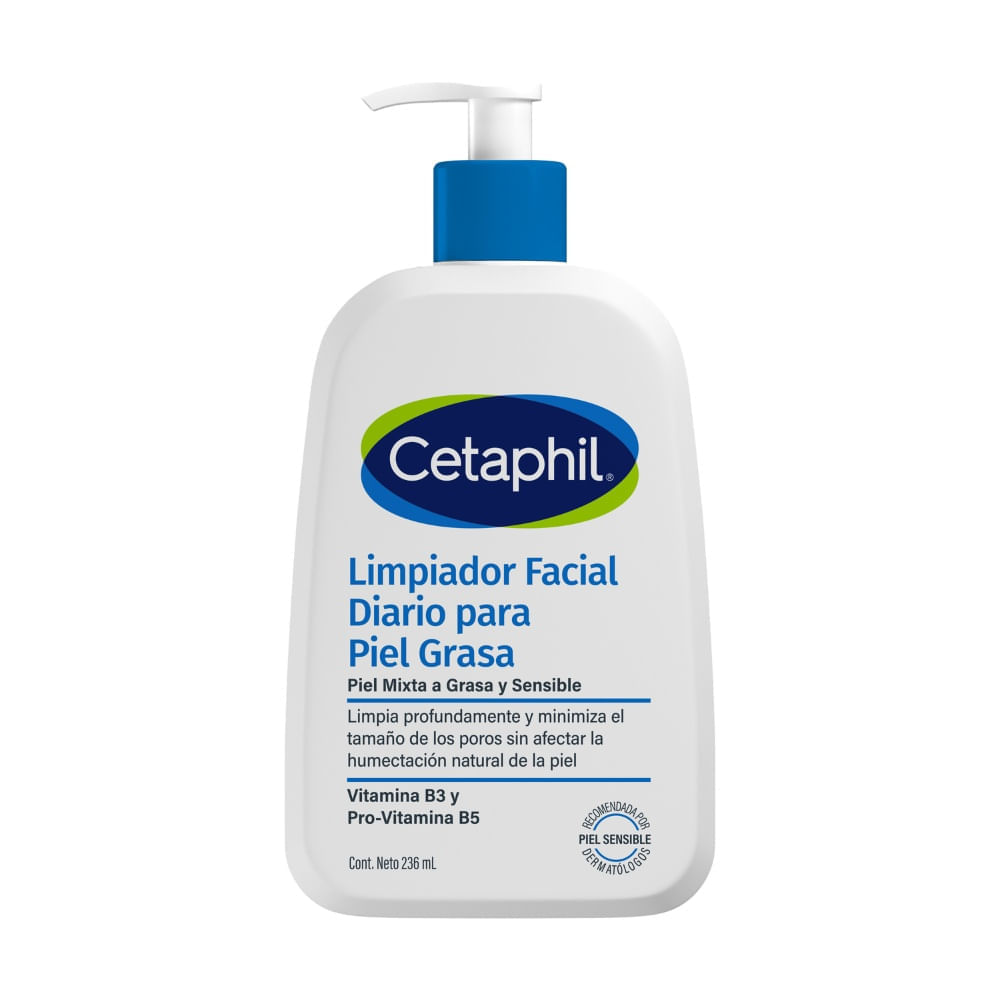 Loción Facial Limpiadora Cetaphil para Piel Grasa x 236 ml