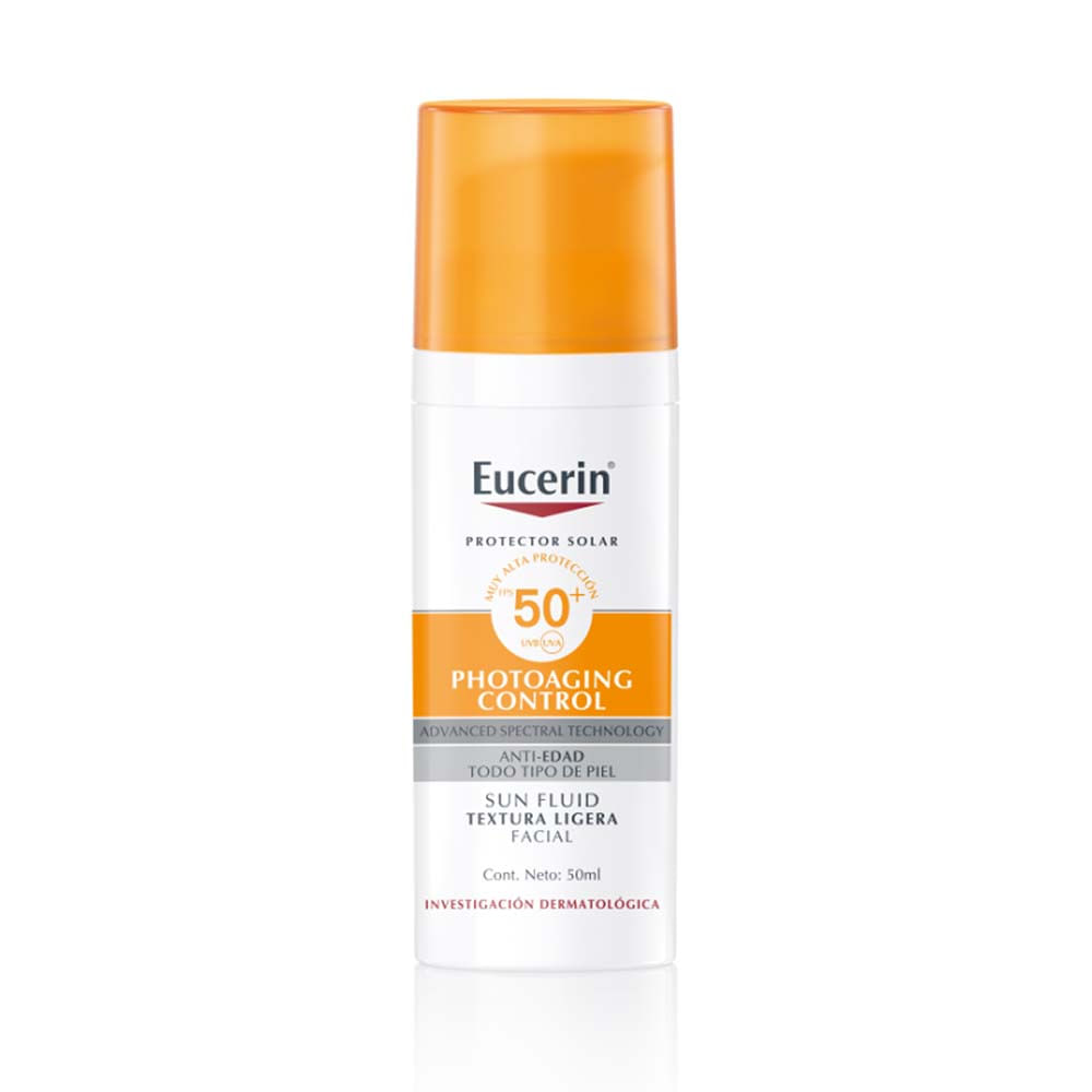 Fluido Anti-Edad Eucerin Sun Todo Tipo de Piel Fps 50+ x 50 ml