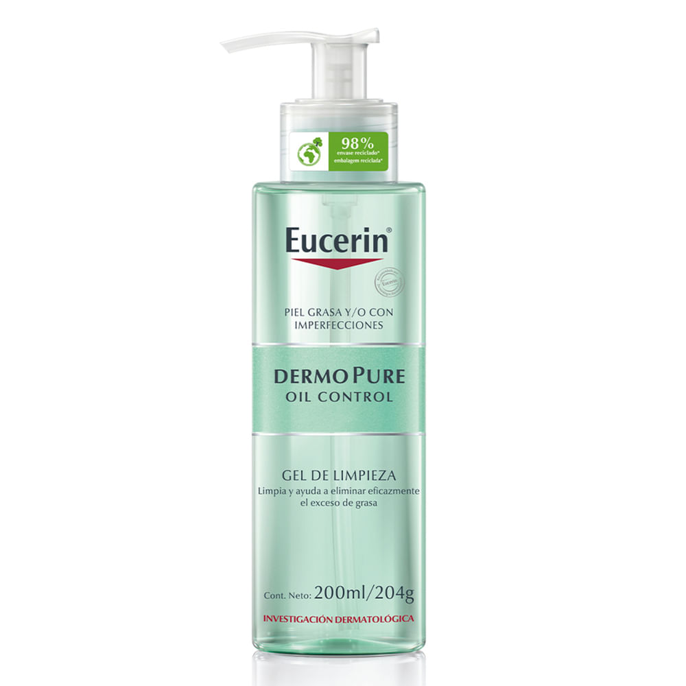Gel Limpiador Diario Eucerin Dermopure Oil Control x 200 ml