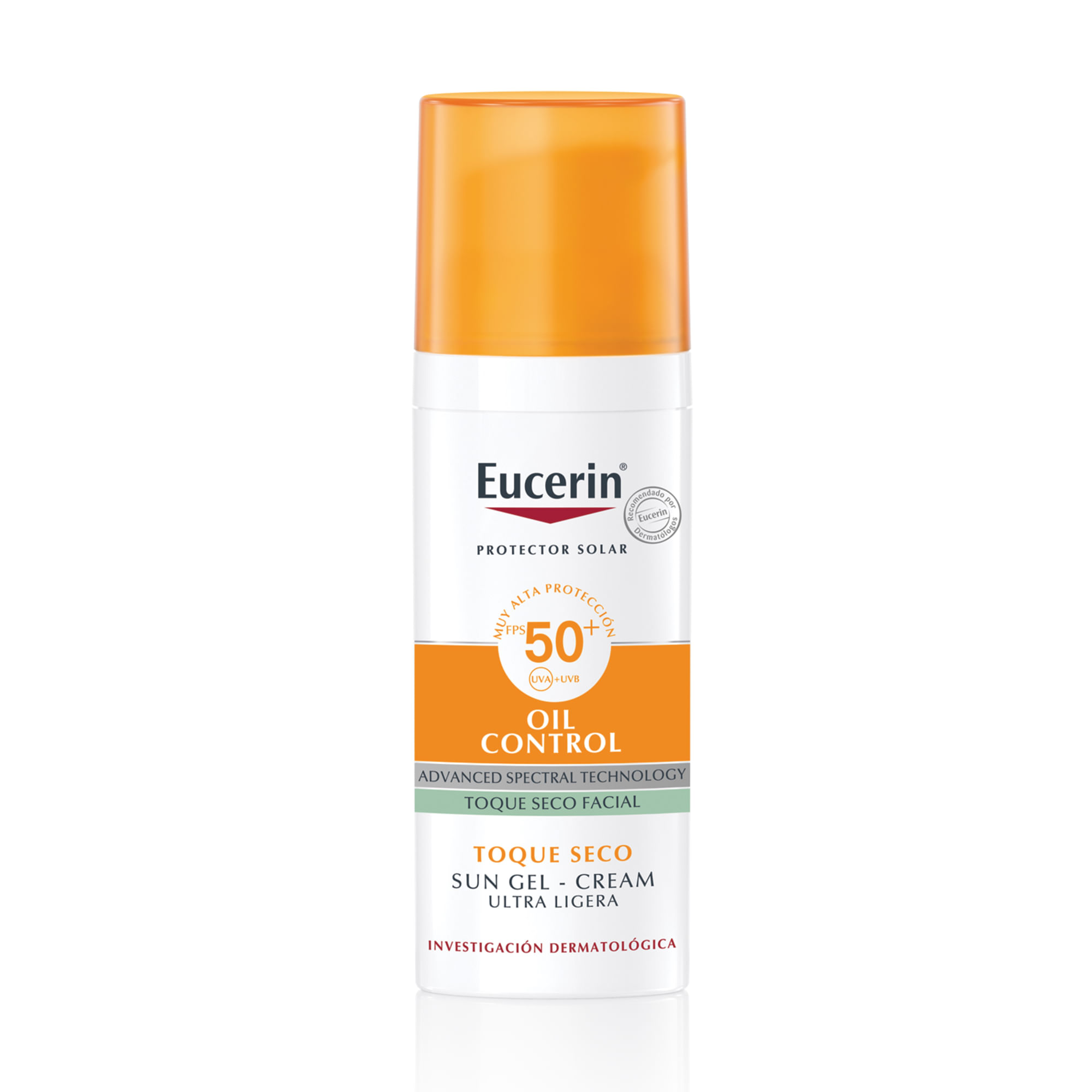Protector Solar Eucerin Oil Control Sun Gel Toque Seco Fps 50+ x 50 ml