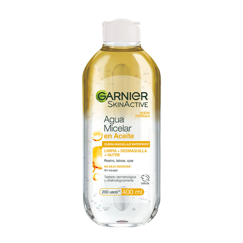 Agua Micelar Garnier Bifásica x 400 ml