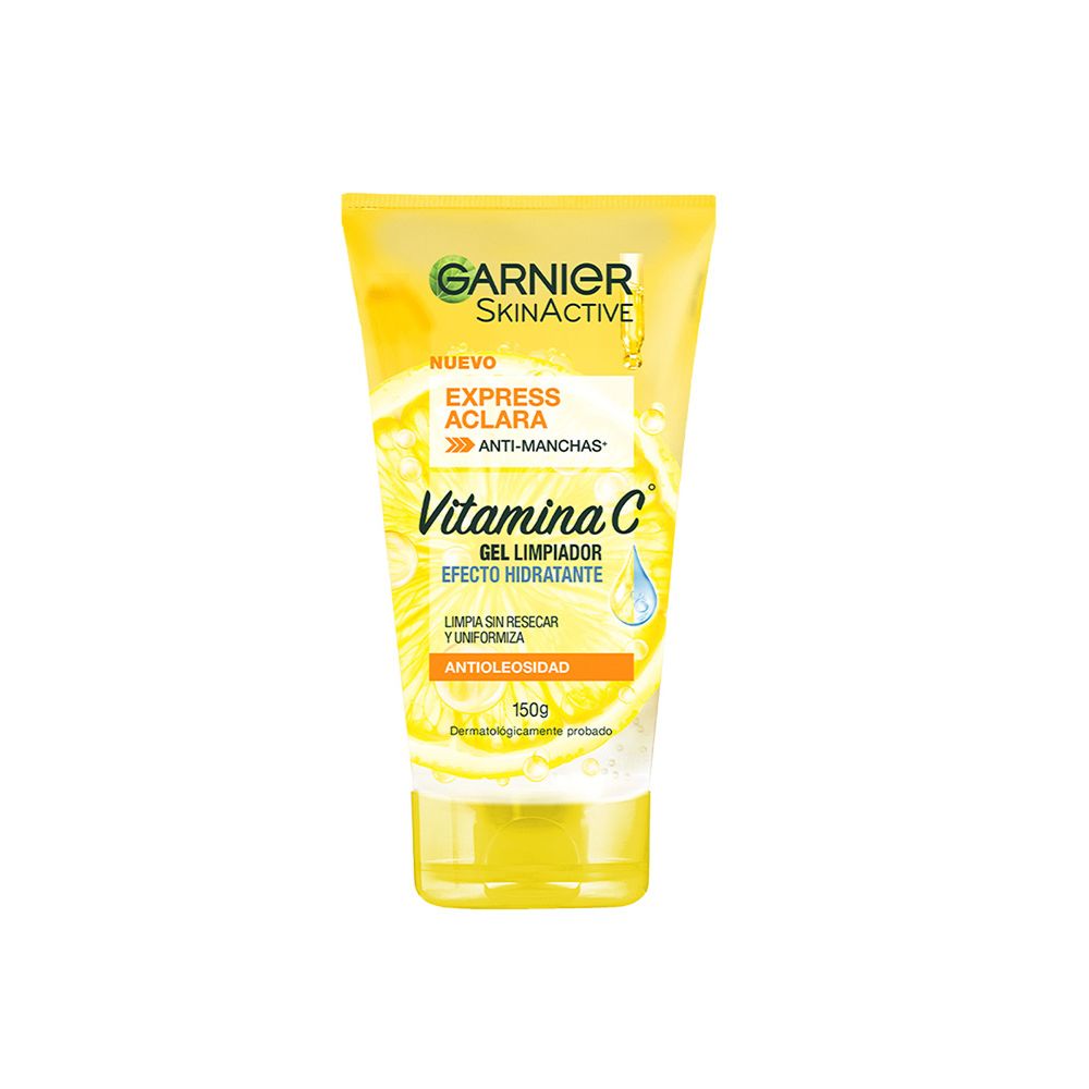 Gel de Limpieza Garnier Express Aclara Vitamina C x 150 ml