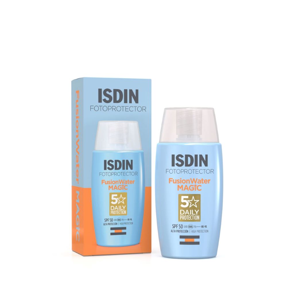 Protector Solar Facial Isdin Fotoprotector Fusion Water Magic Fps 50+ x 50 ml