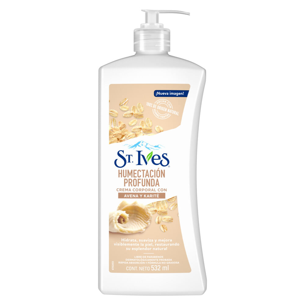 Crema Corporal St. Ives Avena y Karité x 532 ml