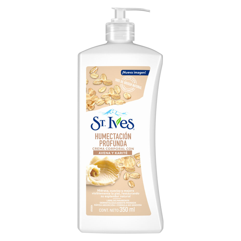 Crema Corporal St. Ives Avena y Karité x 350 ml