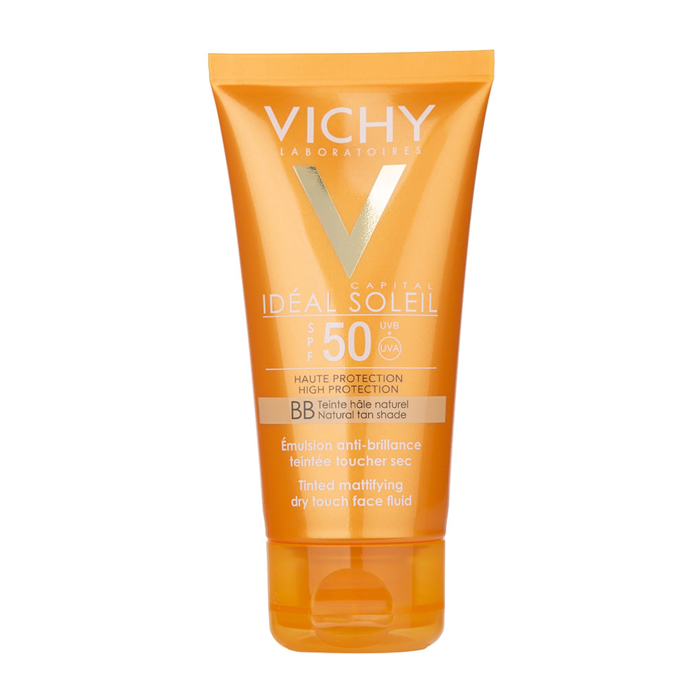 Protector Solar Facial Vichy Capital Soleil BB Toque Seco Fps 50+ x 50 ml