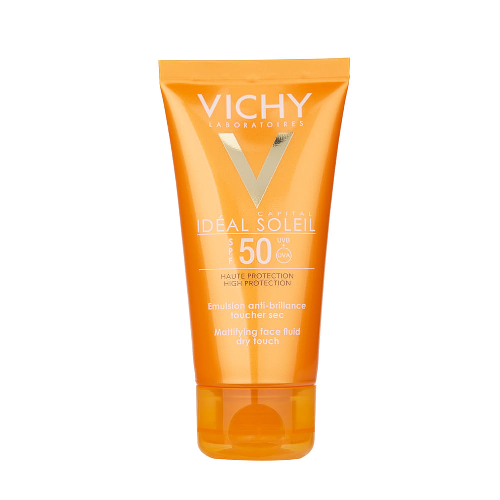 Protector Solar Vichy Idéal Soleil Toque Seco FPS 50+ x 50 ml